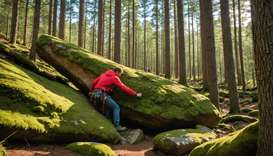 Klettern in fontainebleau : das perfekte wochenende für kletterer